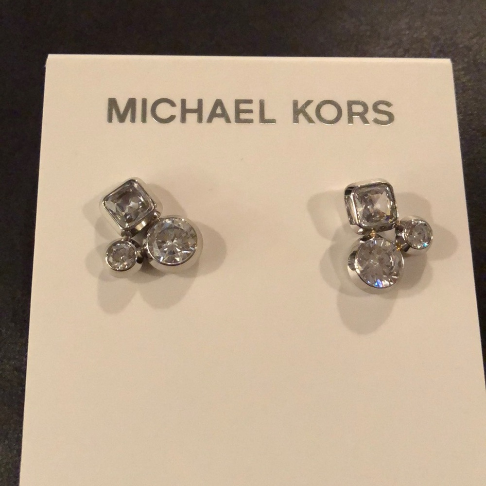 Michael Kors Silver Earrings